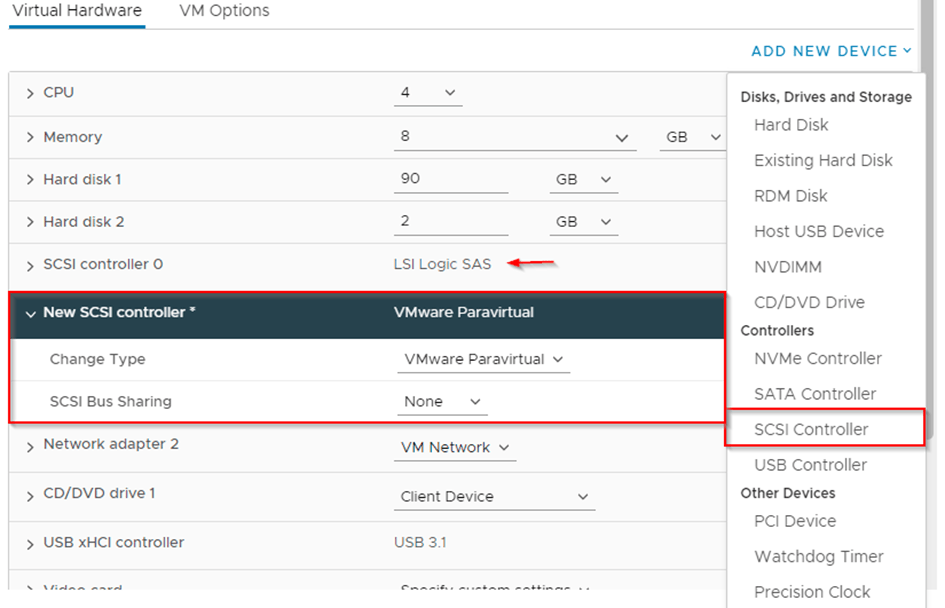 LSI Logic SAS to VMware Paravirtual Emre Yahya YUCE